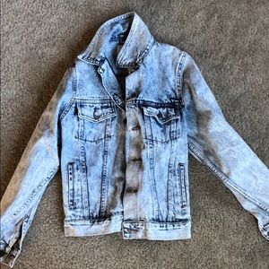Light wash denim jacket